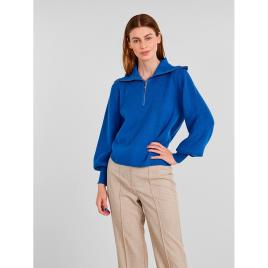 Yas Dalma Sweater Azul L Mulher