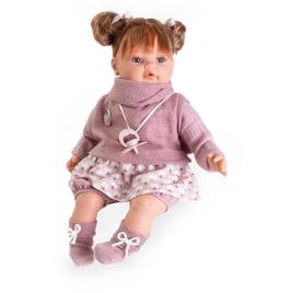 Boneca Beni Lagrimitas com Colete de Lã 42cm