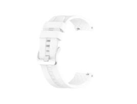 Bracelete Silicone Com Fivela para Samsung Galaxy Watch5 Pro Bluetooth - 45mm - Branco