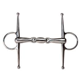 Feeling Anatomical Stainless Steel Thick Full Cheek Snaffle  105 mm