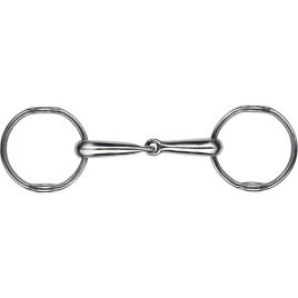 Feeling Satin Stainless Steel Lift Snaffle  135 mm