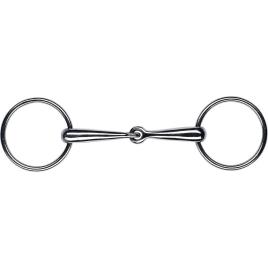 Feeling Stainless Steel Thin Solid Snaffle  145 mm