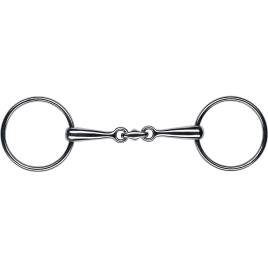 Feeling Stainless Steel Anatomical Thin Solid Snaffle  105 mm