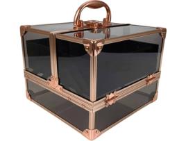 Mala de Maquilhagem TECHNIC Black & Rose Gold Vanity Case