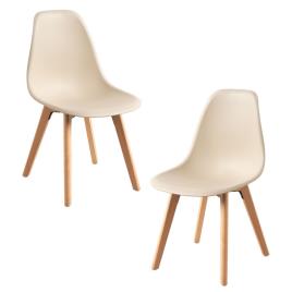 Presentes Miguel - Pack 2 Cadeiras Kelen - Beige