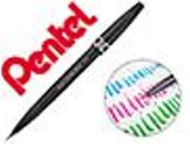 Caneta Pincel Pentel Artist Castanho