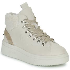 Yurban  Sapatilhas de cano-alto GRENOBLE  Branco Disponível em tamanho para senhora. 36,37,38,39,40,41,42.Mulher > Sapatos > Tenis