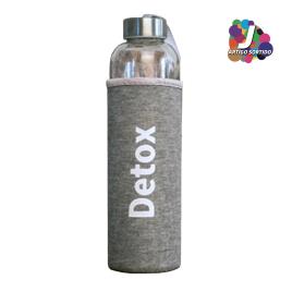 Garrafa vidro com manga JOM 23403