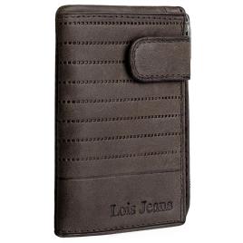Lois Knight Purse Leather Wallet Castanho  Homem