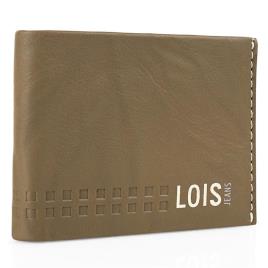 Lois Temple Leather Wallet Verde  Homem