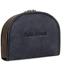 Lois Knight Purse Leather Wallet Preto  Homem