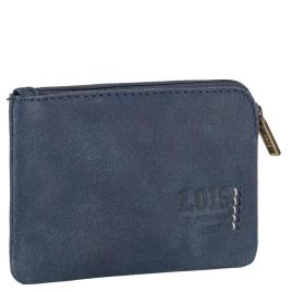 Lois Hewitt Purse Leather Wallet Azul  Homem