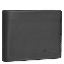 Jaslen Lyon Leather Wallet Preto  Homem