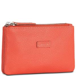 Jaslen Amberes Purse Leather Wallet Vermelho  Mulher