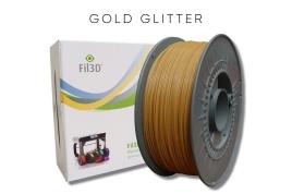 Rolo de Filamento de Impressão 3D em PLA de 1.75mm 1Kg Ouro Glitter - Tucab