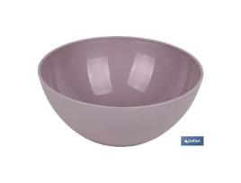 Bol modelo albahaca 950ml rosa palo 17x7cm   caja 6 unid.