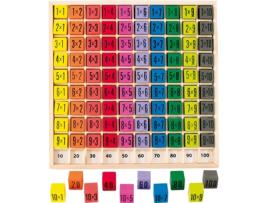 Jogo Educativo ULYSSE Madeira - Vermelho - 18 x 18 cm)