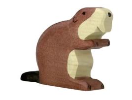 Figuras de Ação HOLZTIGER Madeira - Castanho - 10 x 2,3 x 7 cm)