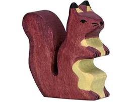 Figuras de Ação HOLZTIGER Madeira - Bege - 6 x 1,9 x 6,5 cm)