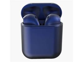 Auriculares Bluetooth True Wireless INTERSTELLAR inpods12 (In Ear - Microfone - Azul Marinho)