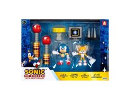 Pack 2 Figuras de Brincar SONIC Sonic e Tails (6,9 x 25,4 x 17,7 cm)