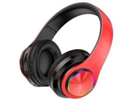 Auscultadores Bluetooth INTERSTELLAR Led (On Ear - Preto)