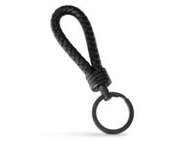 Porta-Chaves SERASAR Strong Couro e Aço Inoxidável Mulher (Preto)