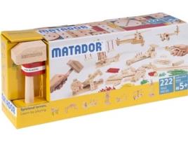 Puzzle MATADOR Madeira - Vermelho - 38,3 x 9,5 x 17 cm)