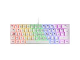 Teclado Gaming Mecânico Mars Gaming MK60WBRES/ Blanco