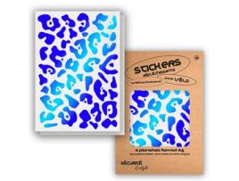 Autocolantes Refletores WILL B STICKERS  Tamanho A5 Leopardo