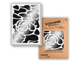 Autocolantes Refletores WILL B STICKERS  Tamanho A5 Camuflar