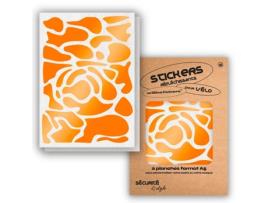 Autocolantes Refletores WILL B STICKERS  Tamanho A5 Camuflar