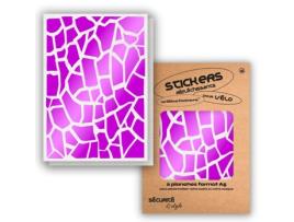 Autocolantes Refletores WILL B STICKERS  Tamanho A5 Vulcão