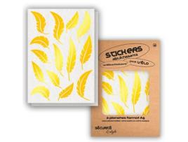 Autocolantes Refletores WILL B STICKERS  Tamanho A5 Pluma