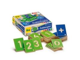 Jogo Educativo ERZI Madeira - Bege - 16 x 15 x 4,6 cm)