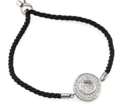 Pulseira VANCRYSTALS Abril (Latão - Preto - 14 cm)