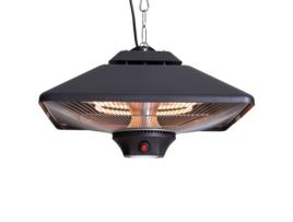 Aquecedor Suspenso Spica Square 2000 W Halogéneo SUNRED (Preto)