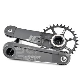 E-thirteen Lg1 Race Crank Carbon Preto 170 mm