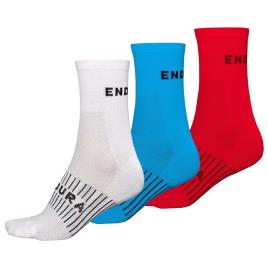 Endura Coolmax® Race Socks 3 Pairs  EU 42.5-47 Homem