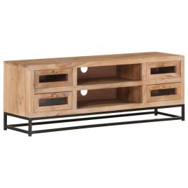 vidaXL Móvel de TV 110x30x40 cm madeira de acácia maciça