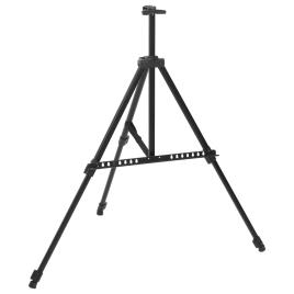 vidaXL Cavalete expositor ajustável metal preto