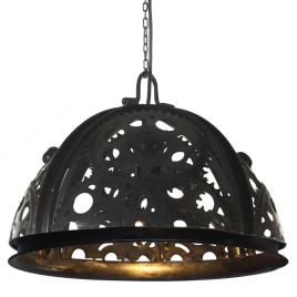 vidaXL Candeeiro de teto industrial c/ design de roldanas 45 cm E27