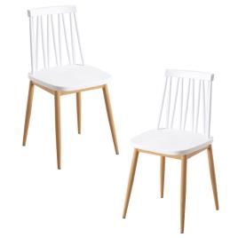 Presentes Miguel - Pack 2 Cadeiras Tilba - Branco