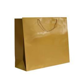 Saco Papel Asa Cordão 55X18X50CM Dourado
