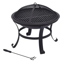 Kekai Fogo 2-in-1 56x47 Cm Fire Pit Preto