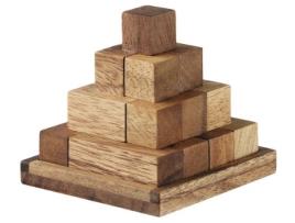 Jogo Tradicional RIVIERA GAMES Madeira - Vermelho - 7,5 x 7,5 x 7,5 cm)