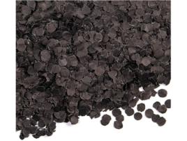 Confettis WEFIESTA Saco 100 G Redondo 1 Cm De Diâmetro Preto