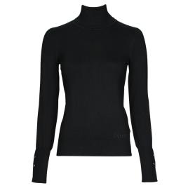 Guess  camisolas PAULE TN LS SWEATER  Preto Disponível em tamanho para senhora. S,M,L,XL,XS.Mulher > Roupas > blusa