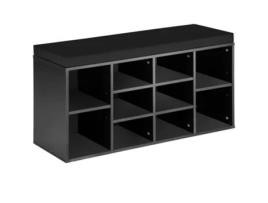 Sapateira TECTAKE com Banco TECTAKE Acolchado 103,5x48x30cm