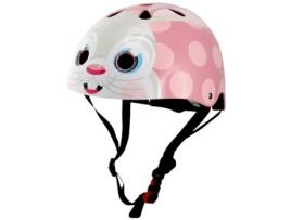 Capacete KIDDIMOTO Plástico - Rosa - 53-58cm (5 Anos ))